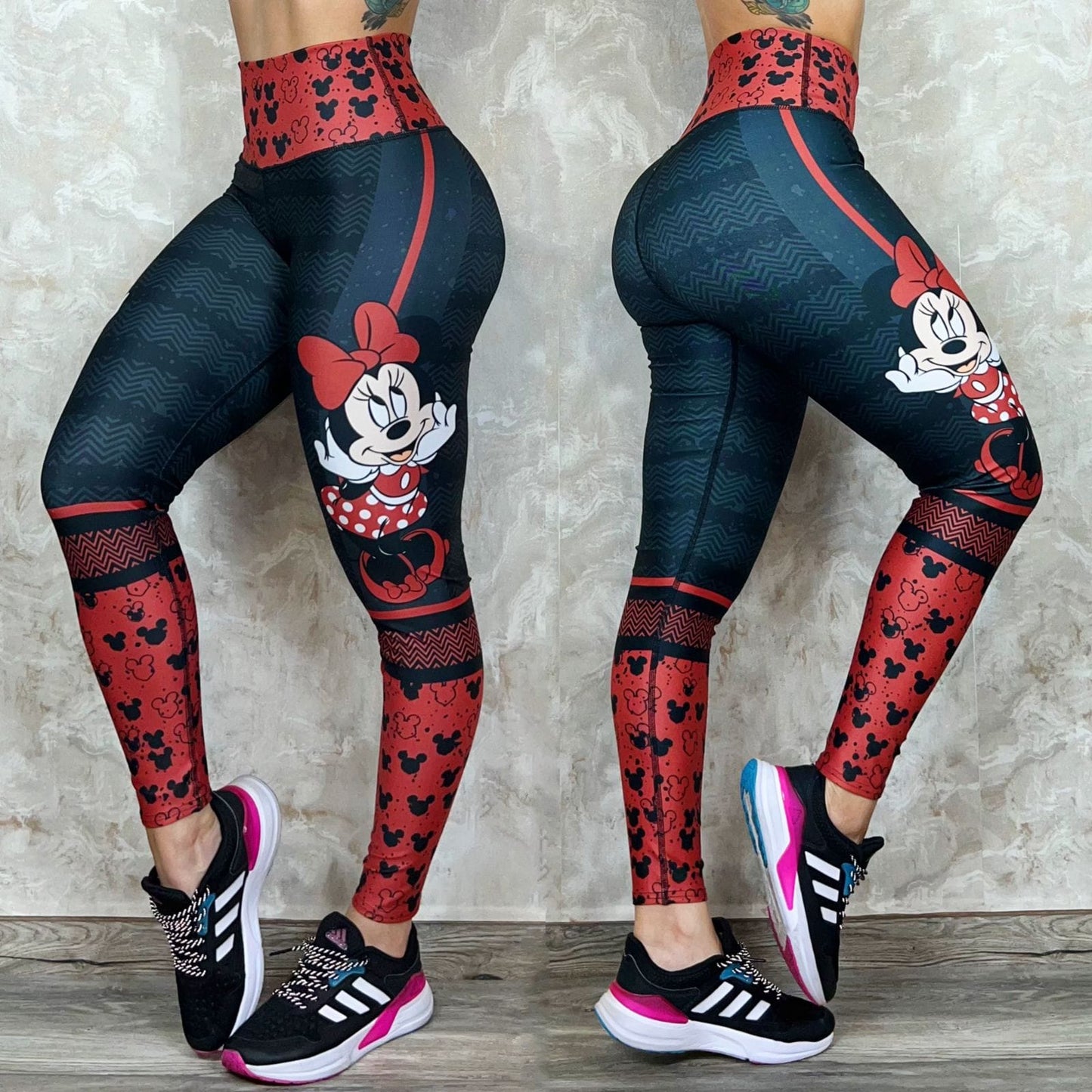 High-Waisted Performance Leggings Mouse Girl
