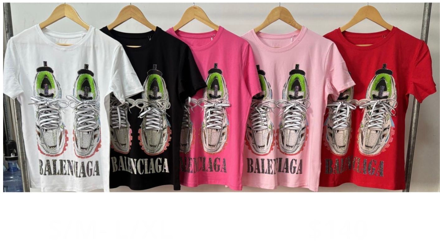 3D Sneaker Graphic T-Shirt for Women