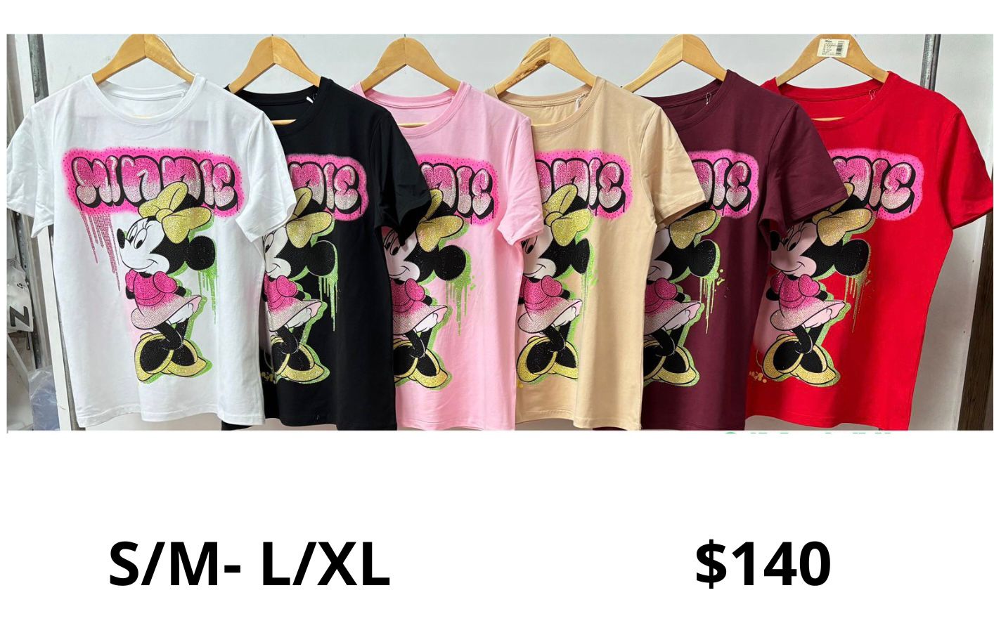 Glitter Bow Graphic T-Shirt – Women’s Trendy Casual
