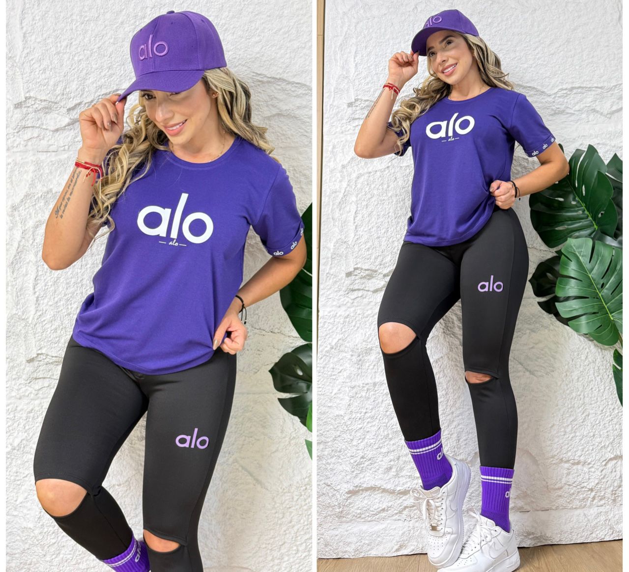 Active Set /Cap, T-Shirt,Leggings & Socks