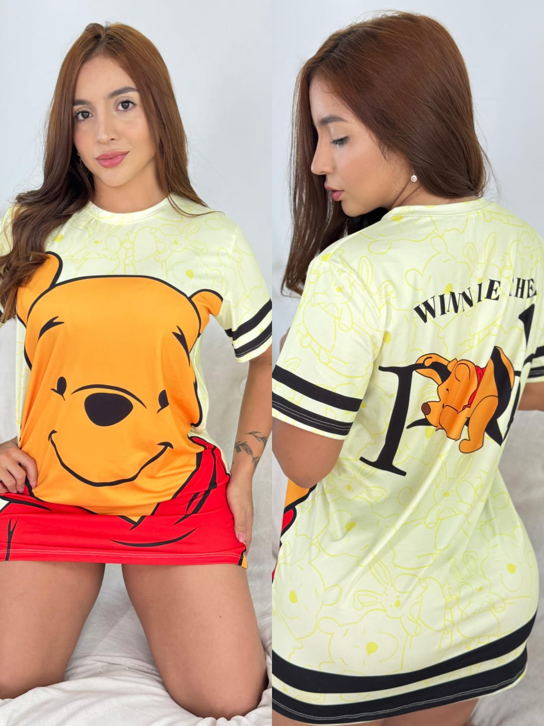 Women’s Pajama Tunic – Printed Loose Fit