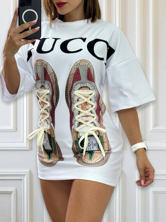 Oversized  Midi Dress G