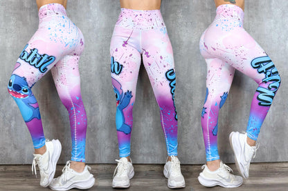 High-Waisted Performance Leggings alien