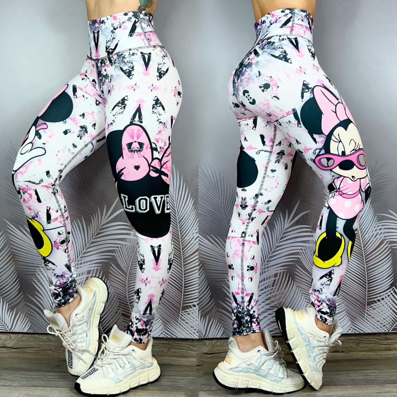 High-Waisted Performance Leggings Mouse Girl