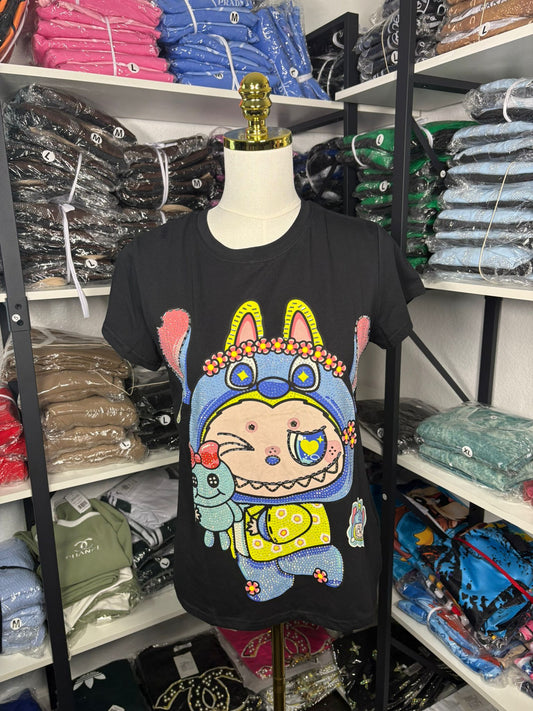 Women’s T-Shirt – Labubu Rhinestone