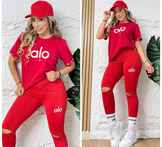 Active Set /Cap, T-Shirt,Leggings & Socks