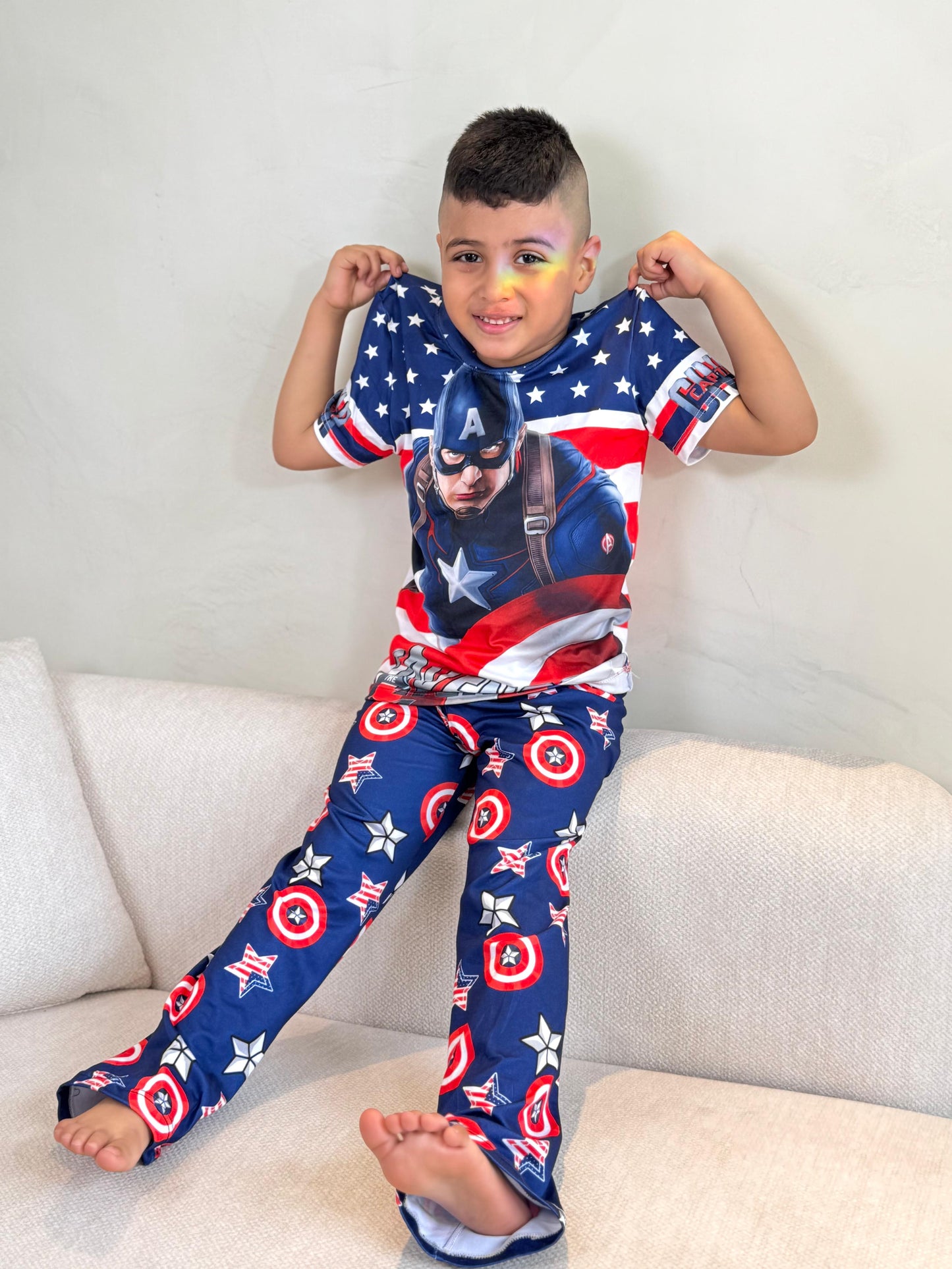 Kids Boys Pajama Set 2 Pieces