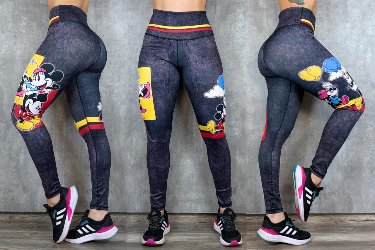 High-Waisted Performance Leggings Mouse Girl