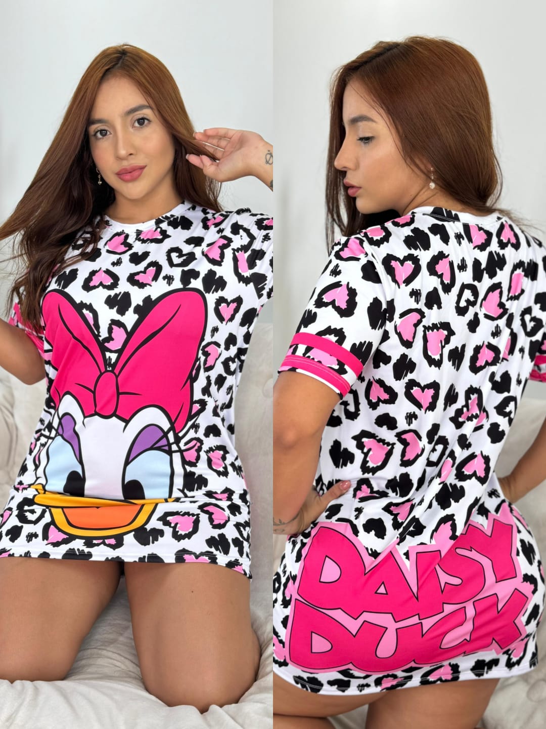Women’s Pajama Tunic – Printed Loose Fit